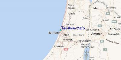 Карта на Тел Авив yafo 