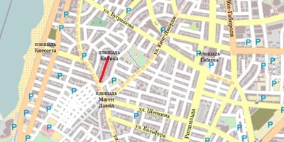 Улична карта на Тел Авив израел