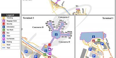 Ben gurion аеродромски терминал 3 мапа