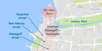 Парк hayarkon мапа